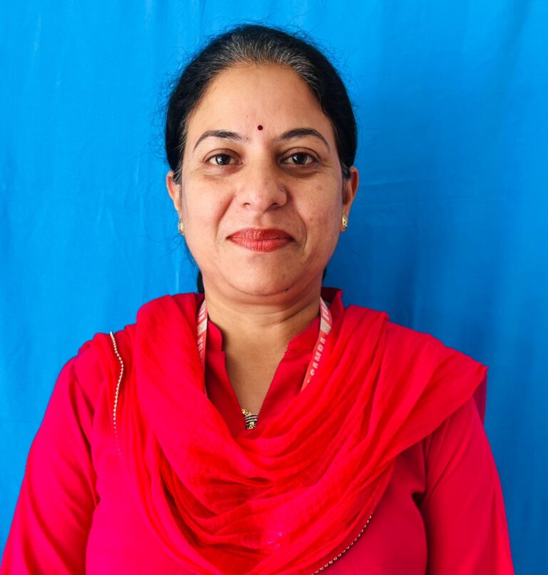 Ms. Samriti ( M.Sc, B.Ed )